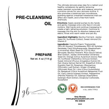 Pre-Cleansing Oil
